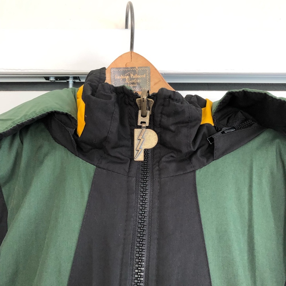 SOLD - Vintage Pro Player Reversable Greenbay Coat - Picture 3 of 8